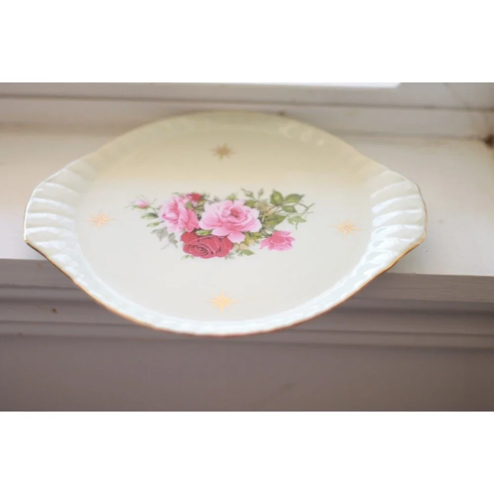 Miniature Tray Victorian Rose by Baum Brothers